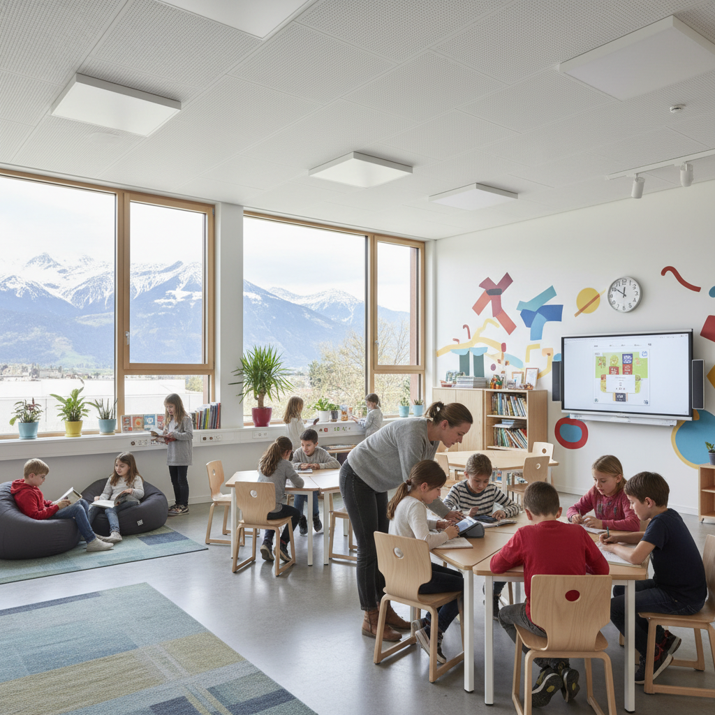 explorez le système éducatif suisse, un modèle d'excellence idéal pour les expatriés cherchant qualité, innovation et diversité dans l'éducation de leurs enfants.