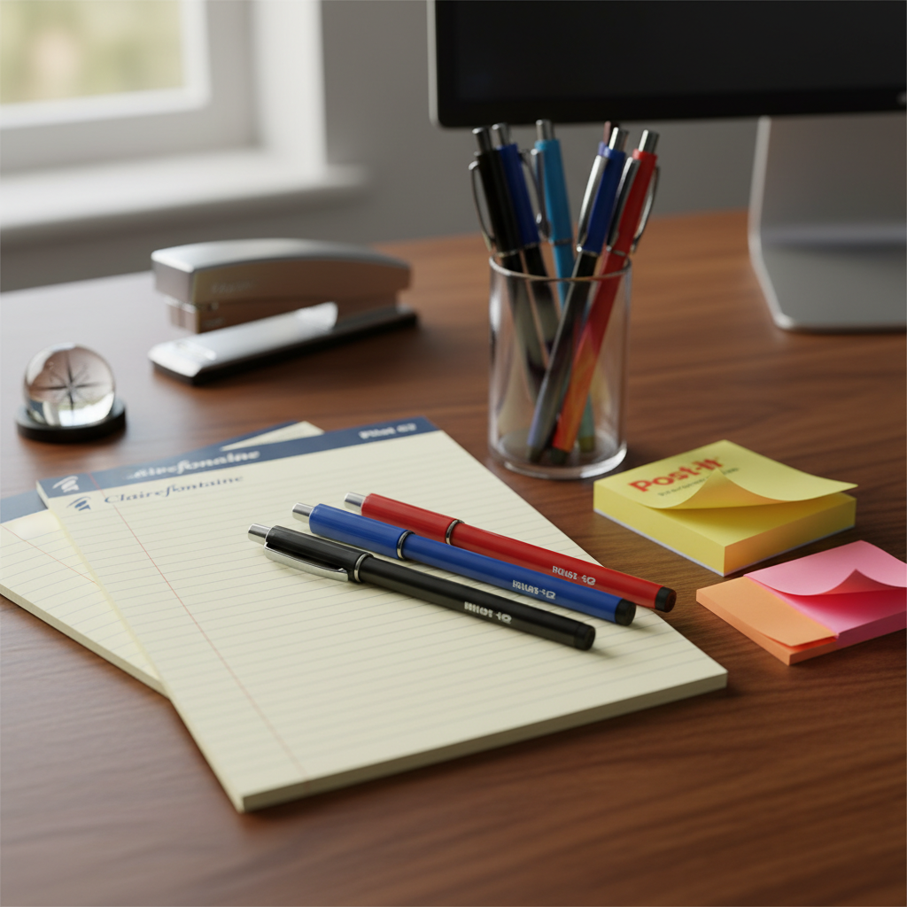 découvrez les fournitures de bureau indispensables pour une organisation optimale en suisse, alliant qualité et praticité pour un espace de travail efficace et bien rangé.