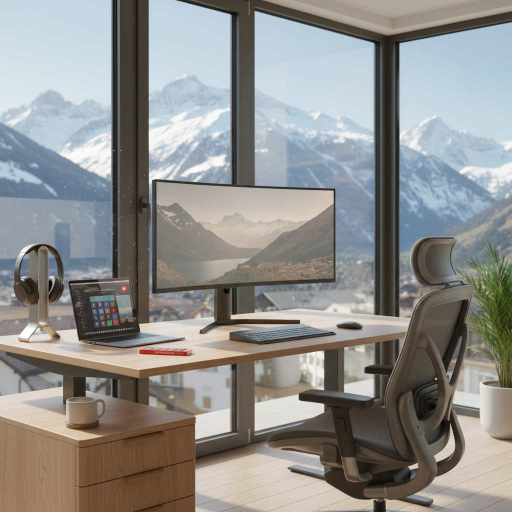 découvrez notre guide complet du matériel de télétravail recommandé pour les expatriés en suisse, afin d'améliorer votre confort et productivité à distance.