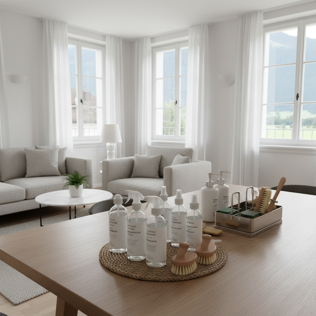 découvrez les produits de nettoyage essentiels à avoir pour maintenir votre logement en suisse impeccable et sain toute l'année.