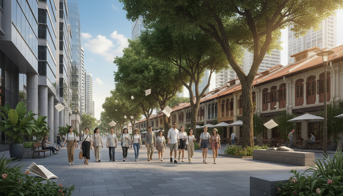 découvrez « marcher entre les lignes » : une promenade littéraire à travers singapour dans l'épisode 11, mêlant culture, histoire et paysages urbains fascinants.