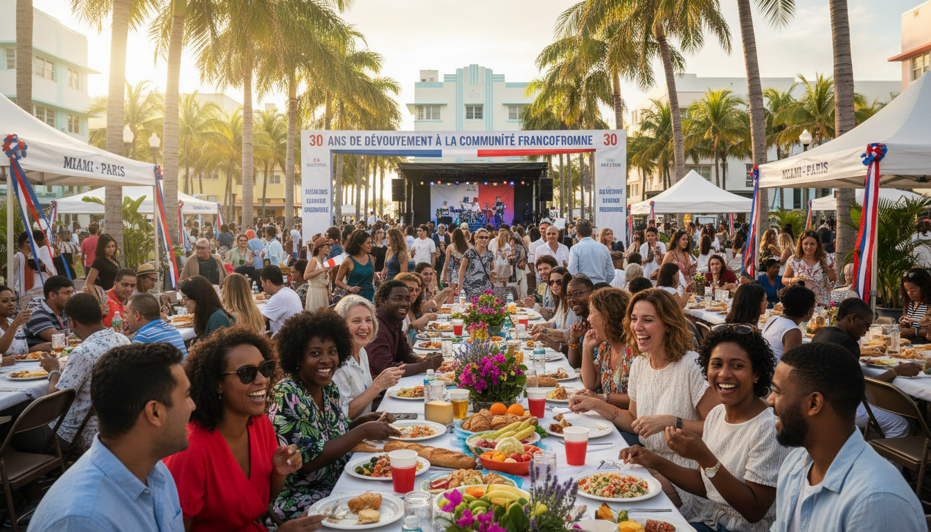 miami accueil fête ses 30 ans d'engagement, offrant un accueil chaleureux et un lien fort au sein de la communauté francophone à miami.