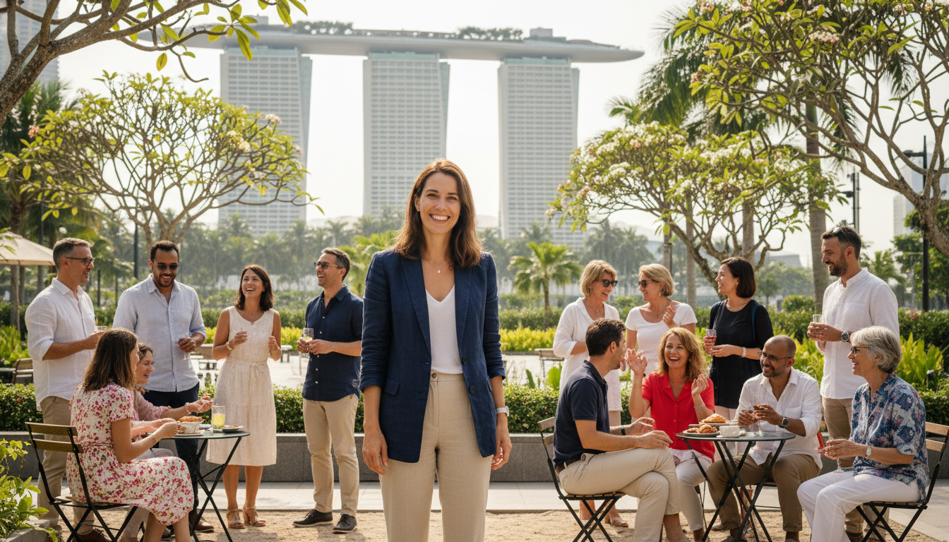découvrez comment mathilde swierczynska œuvre à singapour pour créer une communauté française dynamique et parfaitement intégrée, favorisant les échanges culturels et le soutien mutuel.