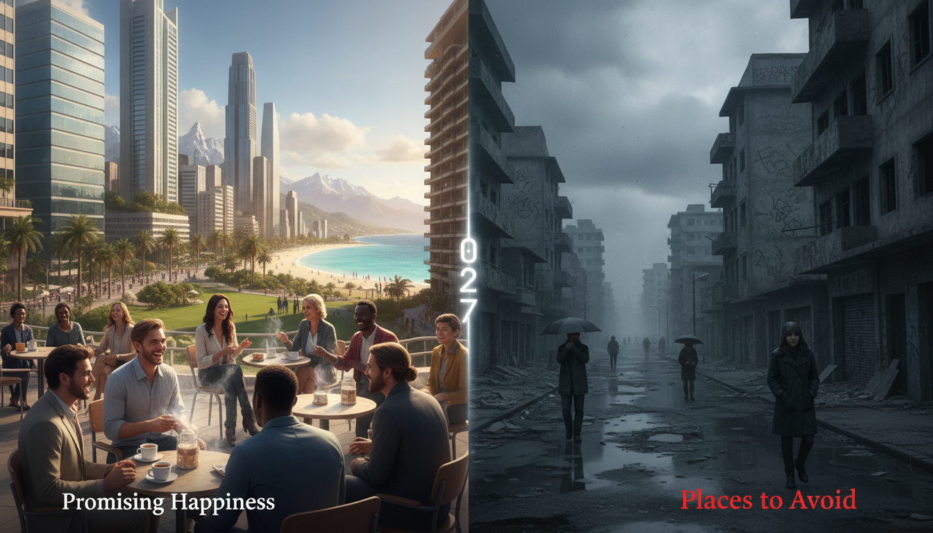 découvrez les meilleures destinations pour s'expatrier en 2027, celles qui promettent bonheur et bien-être, ainsi que les endroits à éviter pour une aventure réussie.